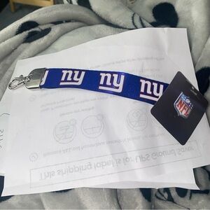 NFL New York Giants Wristlet Lanyard NWT
